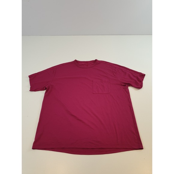 Lululemon Fundamental Pocket Shirt Men's Extra Large Red - Picture 1 of 9